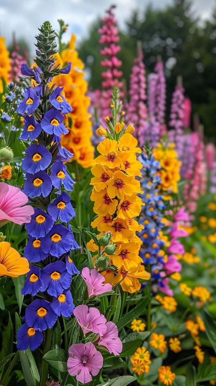 Mystic Meadows Serene Floral Harmony